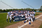 Baseball vs Babson  Wheaton College Baseball players celebrate their victory over Babson to win the NEWMAC Championship for the third year in a row. - (Photo by Keith Nordstrom) : Wheaton, baseball, NEWMAC